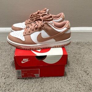 Nike Dunk Low in Brown and White